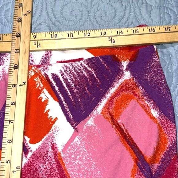 Jolie & Joy Womens 1X Abstract Print Top & Pants Set - Picture 12 of 12